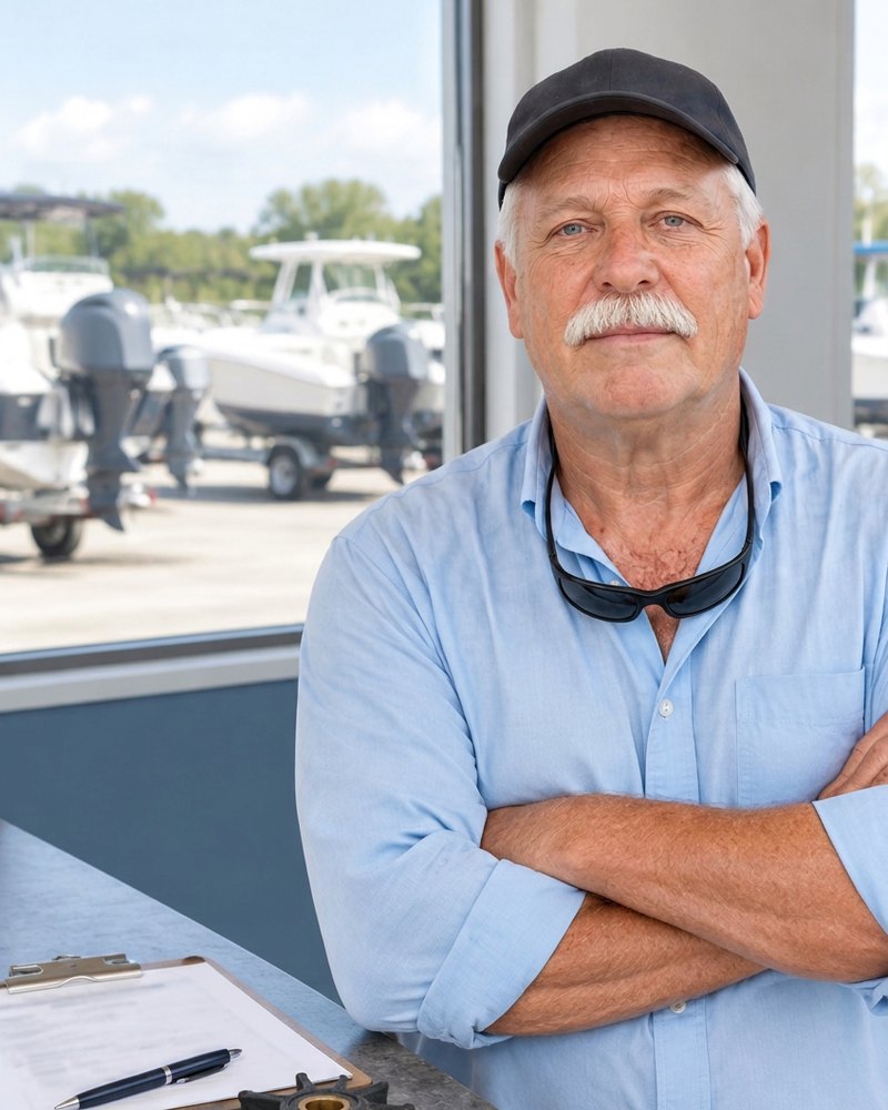 Dale Morgan at the dealership